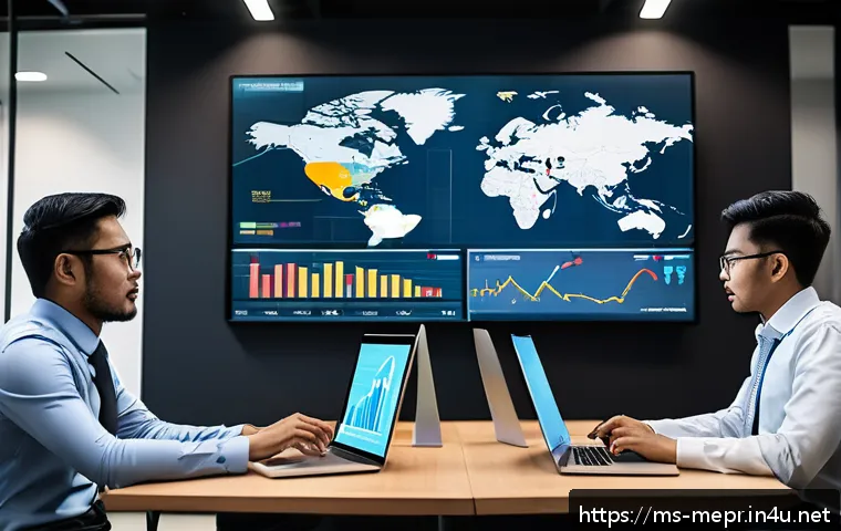 위기관리 커뮤니케이션 모델 - A modern Malaysian corporate crisis communication scene in an office, featuring a diverse team of pr...